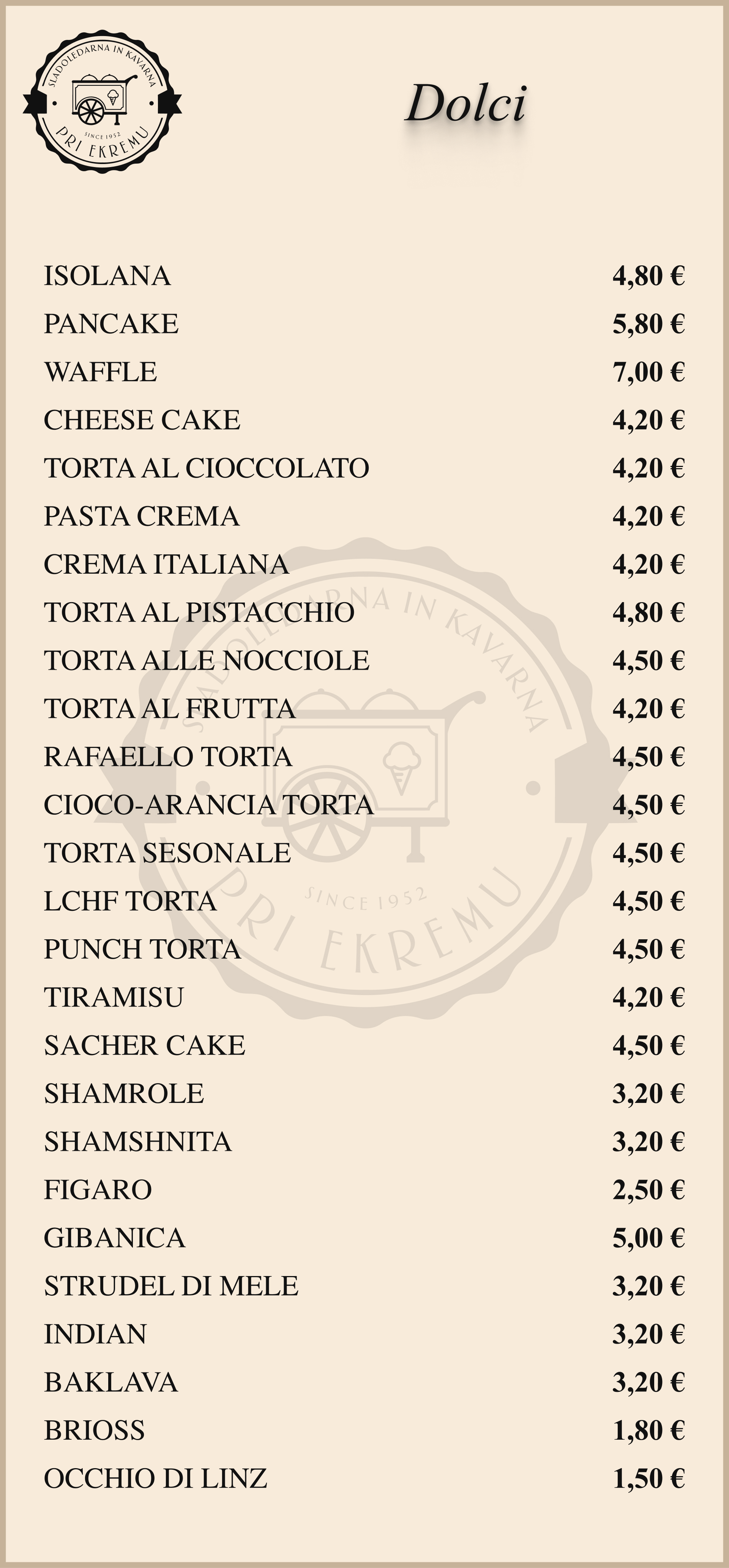 Dolci